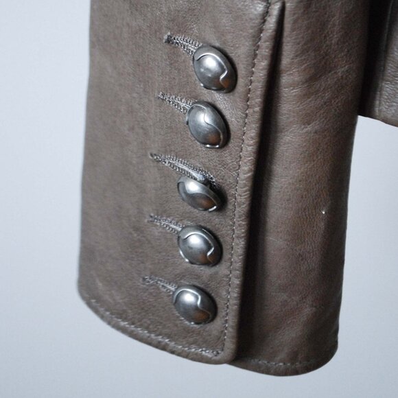 Vampy Brown Danier Leather Jacket - Picture 10 of 12